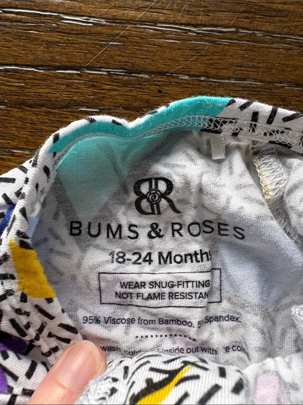 NWOT-Toddlers Geometric Print Footie Pajamas
